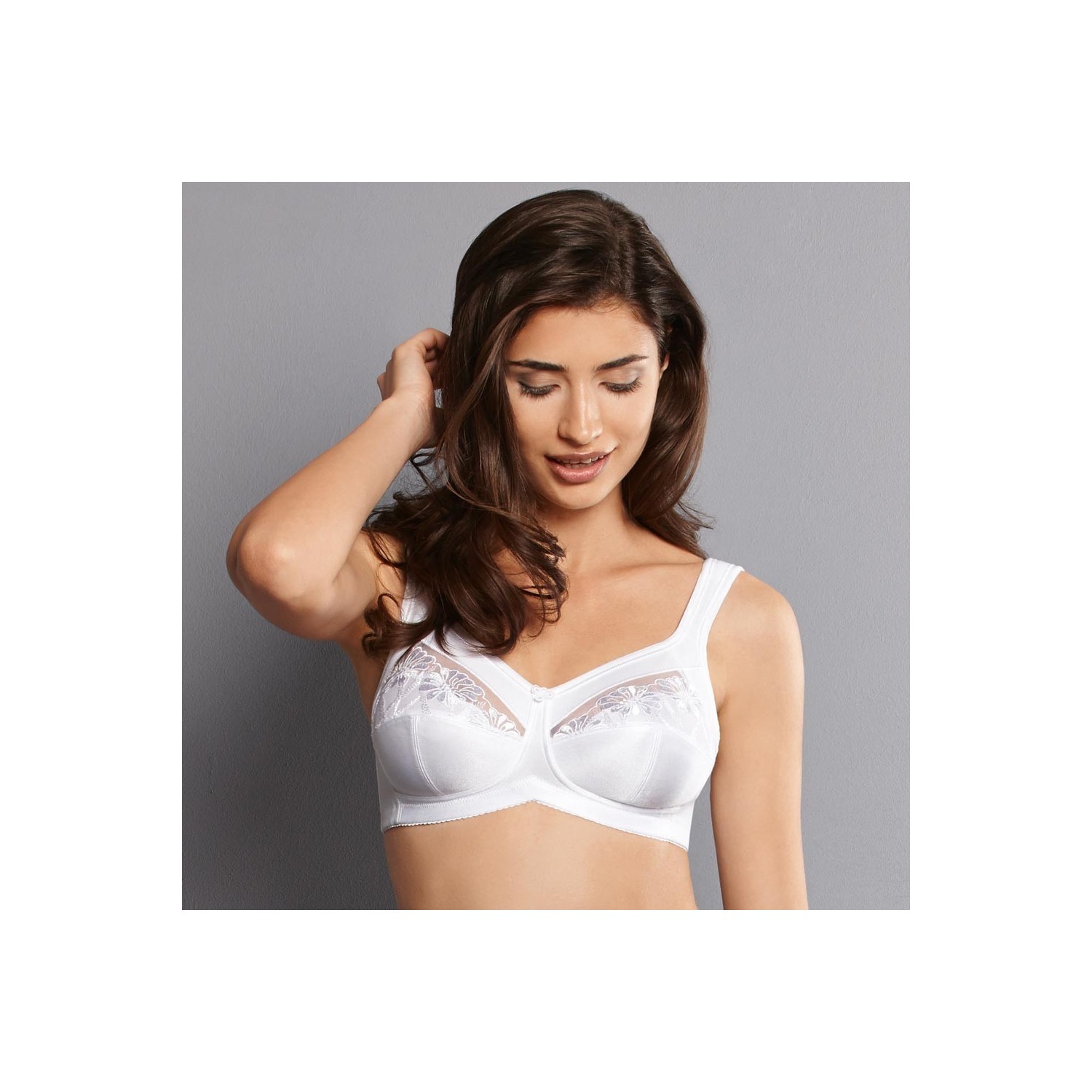 Soutien-gorge spécial faux seins, poches des 2 côtés