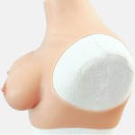 Buste faux seins, col haut, Bonnet C