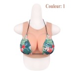 Buste faux seins silicone, pour la saison estivale, bonnet B-C-D-E-G