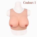 Buste faux seins silicone, pour la saison estivale, bonnet B-C-D-E-G