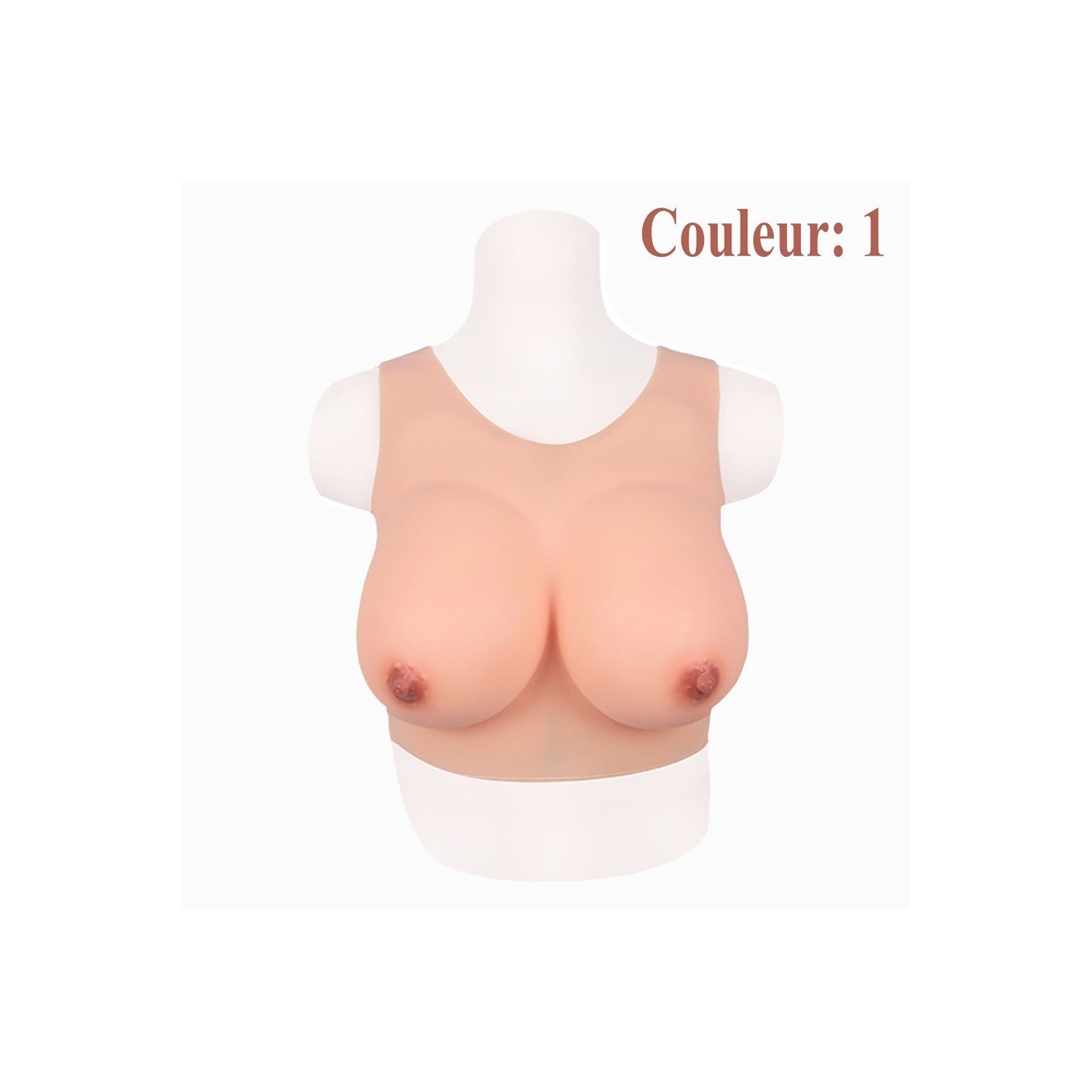 Buste faux seins silicone, pour la saison estivale, bonnet B-C-D-E-G