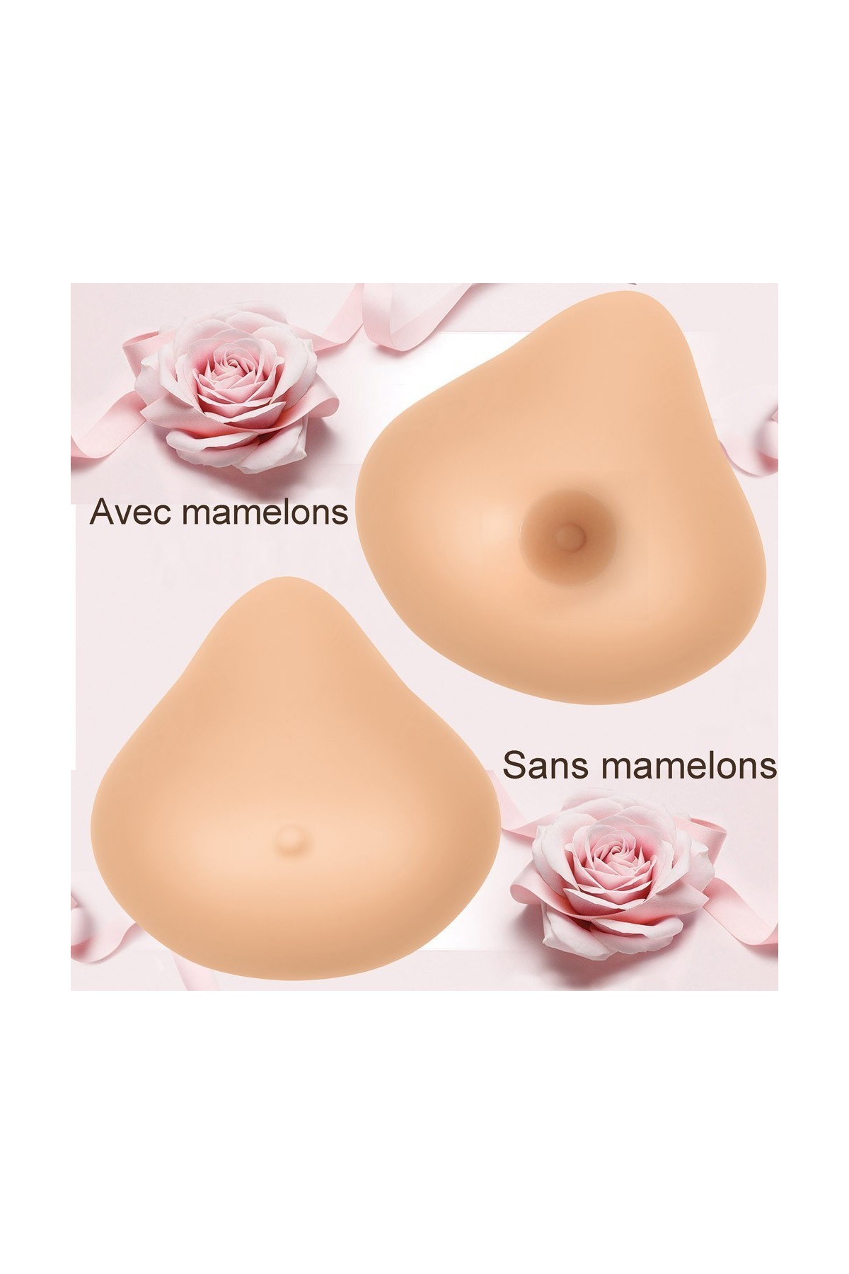 Prothèse seins silicone, Essential 1S, forme symétrique