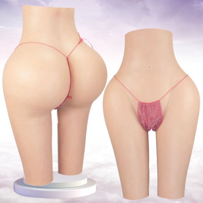 Panty réaliste transgenre en silicone, rehausseur de fesses