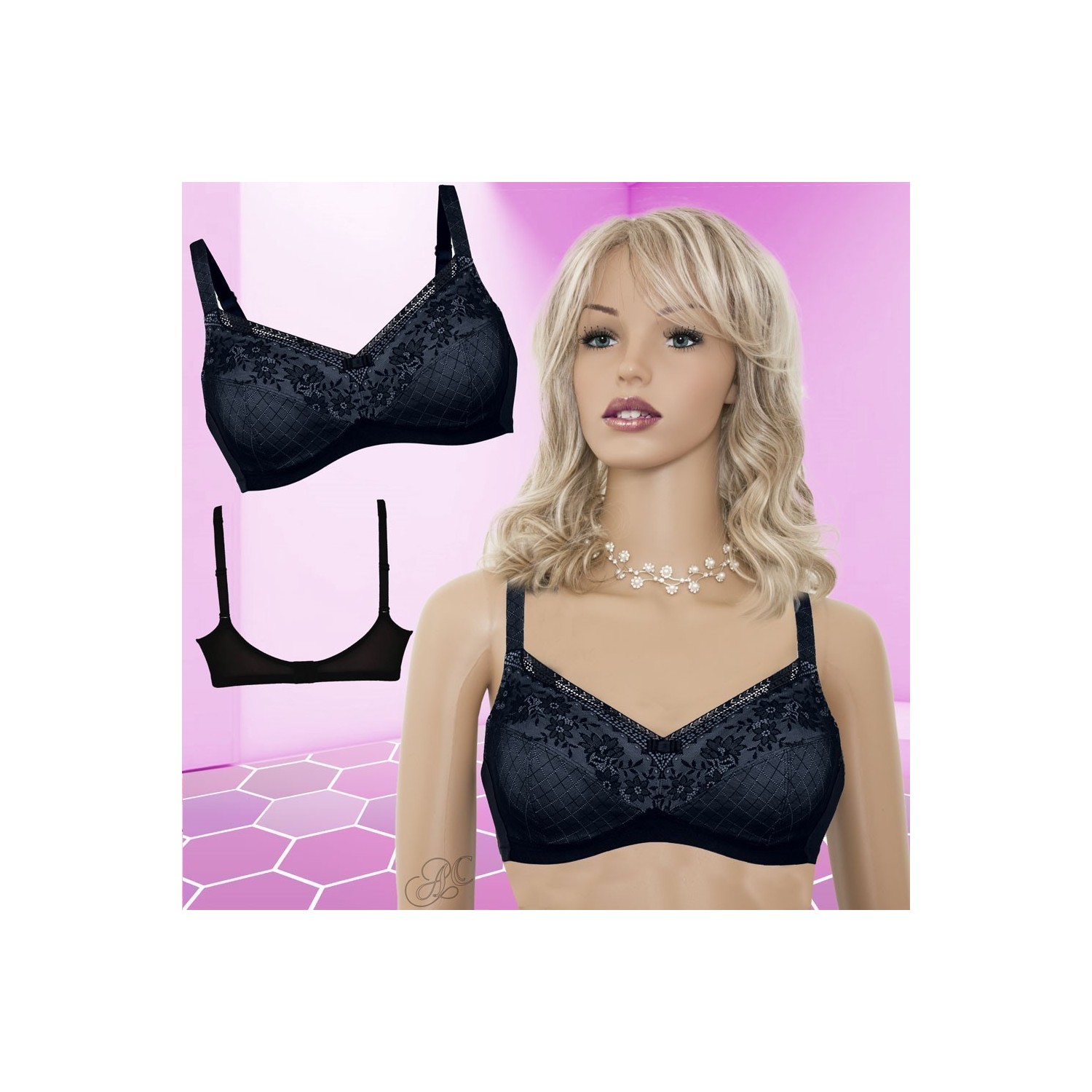 Soutien-gorge romantique, spécial prothèses (135190),Soutien-gorge romantique, spécial faux seins (135187),Soutien-gorge romanti